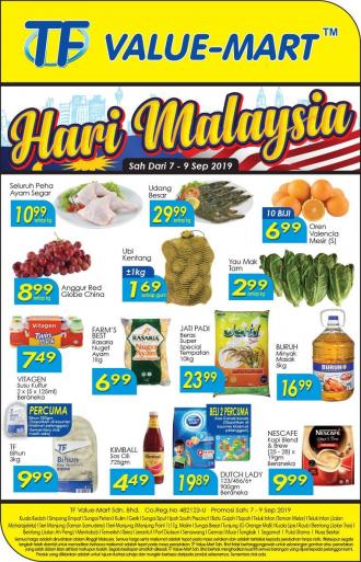 TF Value-Mart Malaysia Day Promotion (7 September 2019 - 9 September 2019)