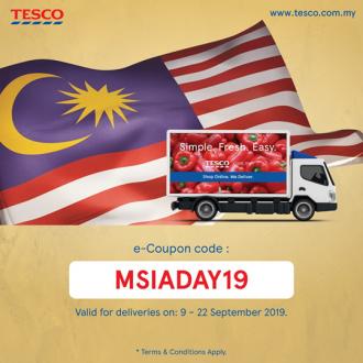 Tesco Online Malaysia Day Promotion RM20 Promo Code (9 Sep 2019 - 22 Sep 2019)