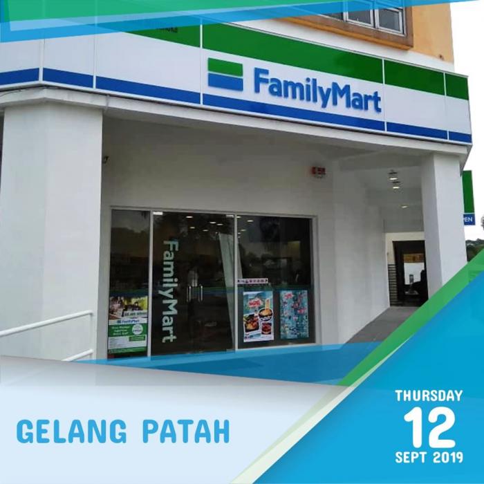 FamilyMart Gelang Patah Opening Promotion (12 September 2019 - 6 October 2019)