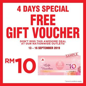 The Store and Pacific Hypermarket Weekend Promotion FREE Gift Voucher (13 September 2019 - 16 September 2019)