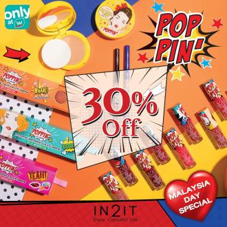 Watsons IN2IT Limited Edition Poppin Collection Promotion 30% OFF (valid until 30 September 2019)
