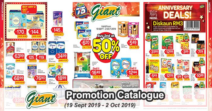 Giant Promotion Catalogue (19 Sep 2019 - 2 Oct 2019)