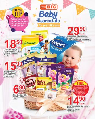 AEON BiG Baby Essentials Promotion (valid until 26 Sep 2019)