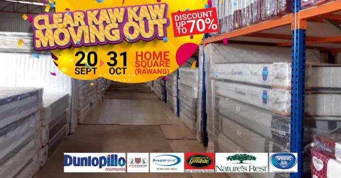 Home Square Rawang Moving Out Sale Up To 70% OFF (20 September 2019 - 31 October 2019)