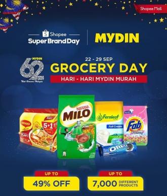 MYDIN Super Brand Day Promotion Up To 49% OFF on Shopee (22 September 2019 - 29 September 2019)