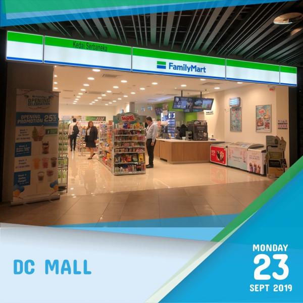 FamilyMart DC Mall Opening Promotion (23 September 2019 - 20 October 2019)