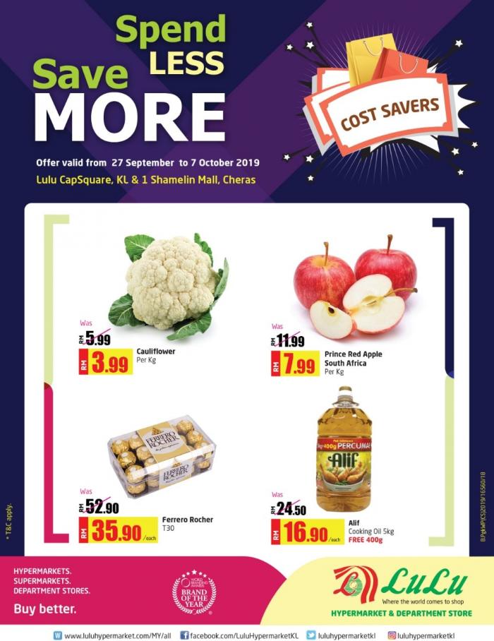 LuLu Hypermarket Promotion Catalogue (27 September 2019 - 7 October 2019)