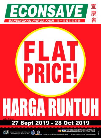 Econsave Flat Price Promotion Catalogue (27 September 2019 - 28 October 2019)