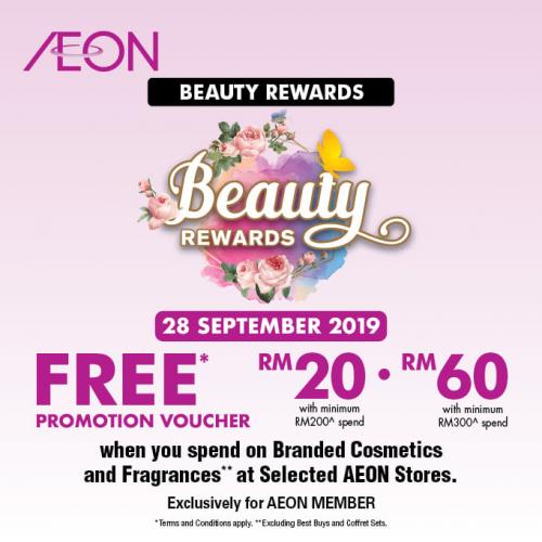 AEON Great Friday Sale Promotion (27 September 2019 - 29 September 2019)
