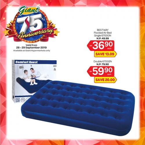 Giant Outdoor Activities Products Promotion (28 September 2019 - 29 September 2019)