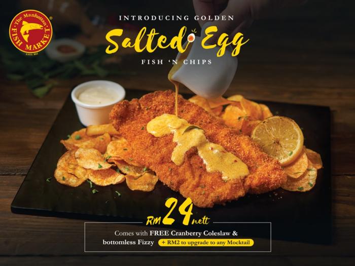 The Manhattan Fish Market Salted Egg Fish n Chips Promotion only RM24