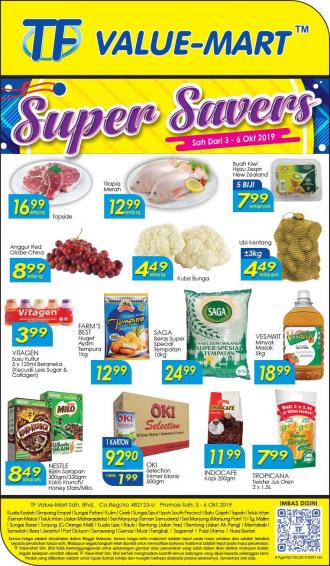 TF Value-Mart Super Savers Promotion (3 October 2019 - 6 October 2019)