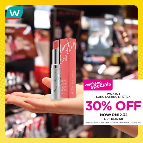 Watsons Weekend Promotion Sale Up To 50% Discount (4 October 2019 - 7 October 2019)