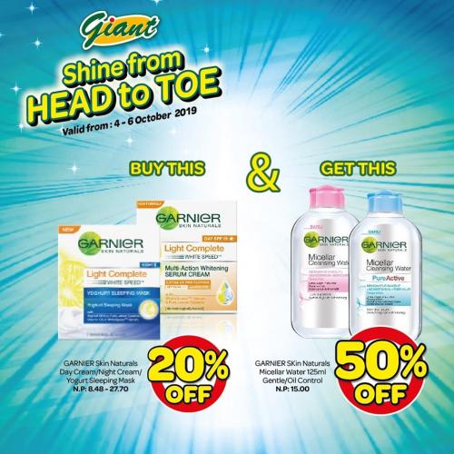 Giant Head To Toe Promotion (4 October 2019 - 6 October 2019)