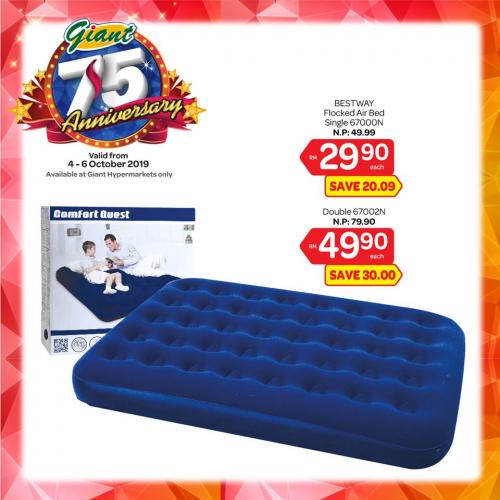Giant Outdoor Activities Products Promotion (4 October 2019 - 6 October 2019)
