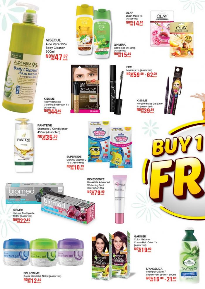 AEON Wellness Buy 1 FREE 1 Promotion (1 October 2019 - 31 October 2019)