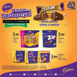 MYDIN Cadbury Chocolate Promotion (4 October 2019 - 6 October 2019)