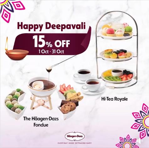 Haagen-Dazs Deepavali Promotion (1 October 2019 - 31 October 2019)