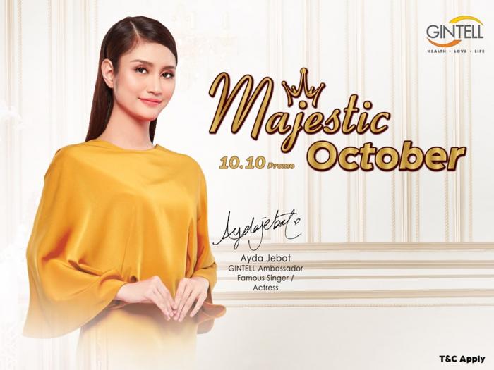 Gintell Majestic October Sale (until 31 October 2019)