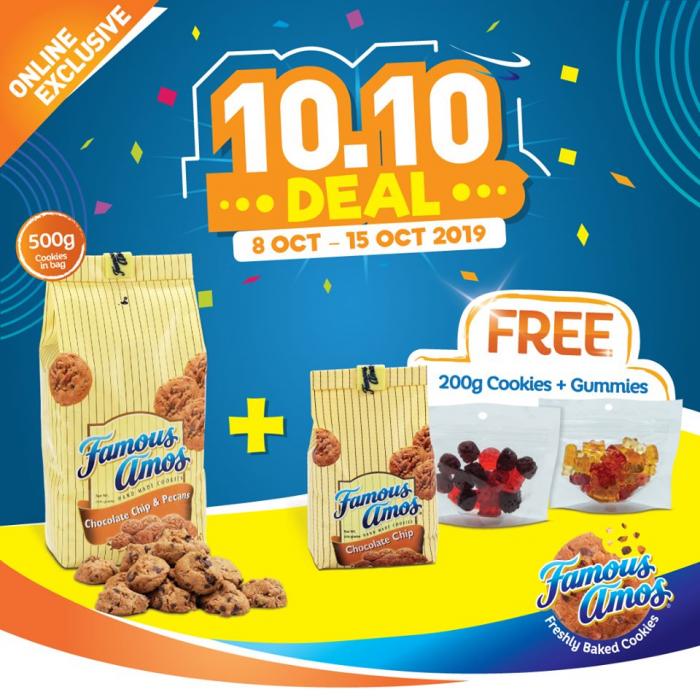 Famous Amos 10.10 Deal (8 October 2019 - 15 October 2019)