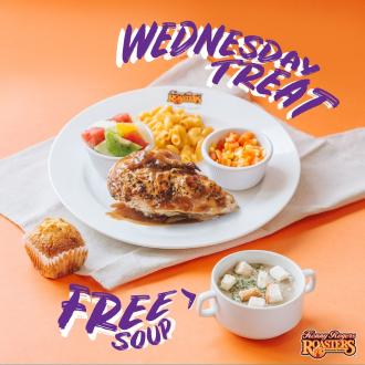Kenny Rogers ROASTERS Wednesday Treat FREE Kennyâ€™s Mushroom & Chicken Soup (9 October 2019)