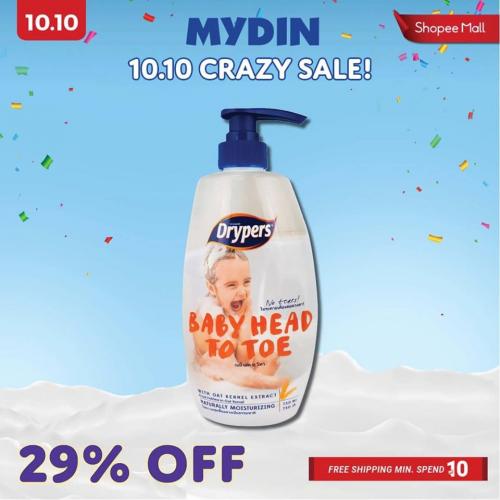 MYDIN 10.10 Crazy Sale on Shopee (10 October 2019)