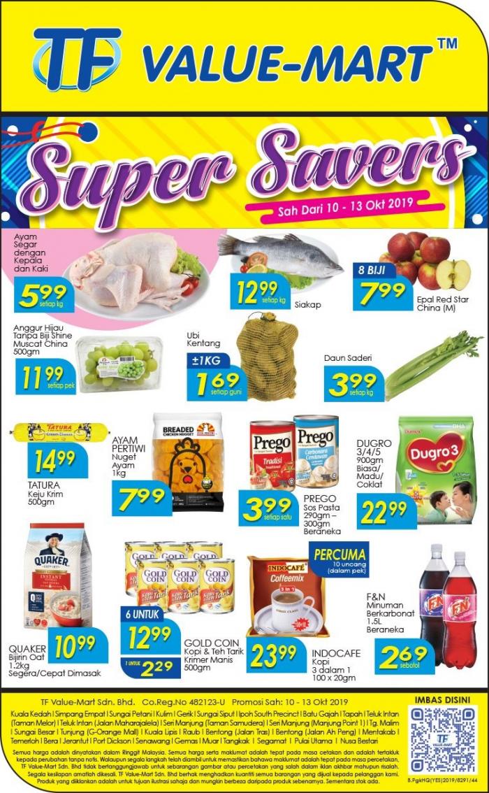TF Value-Mart Super Savers Promotion (10 October 2019 - 13 October 2019)