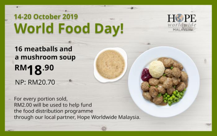 IKEA World Food Day Promotion (14 October 2019 - 20 October 2019)