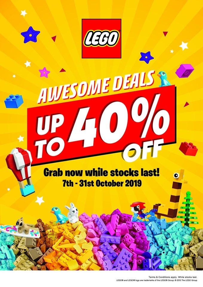 Isetan Lego Awesome Deals Promotion Up To 40% OFF (7 October 2019 - 31 October 2019)