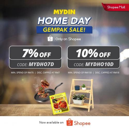 MYDIN Home Day Gempak Sale on Shopee (14 October 2019)