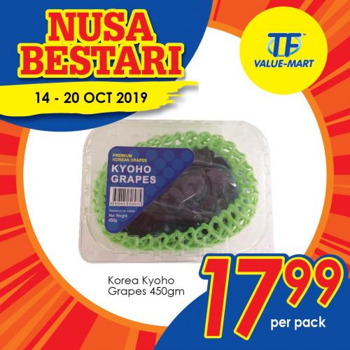 TF Value-Mart Nusa Bestari Fruits & Snacks Promotion (14 October 2019 - 20 October 2019)
