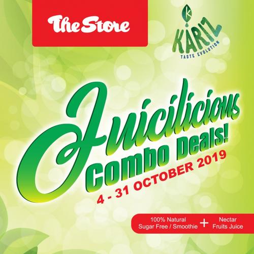 The Store Juicilicious Combo Deals Promotion (4 October 2019 - 31 October 2019)