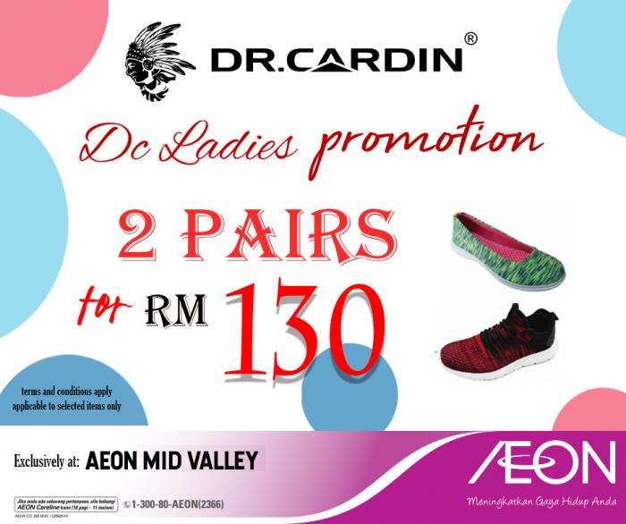AEON Mid Valley Shoes Promotion (14 October 2019 - 28 October 2019)