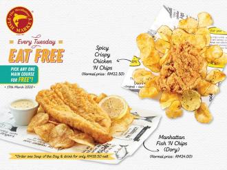 The Manhattan Fish Market Eat for FREE Promotion (every Tuesday)