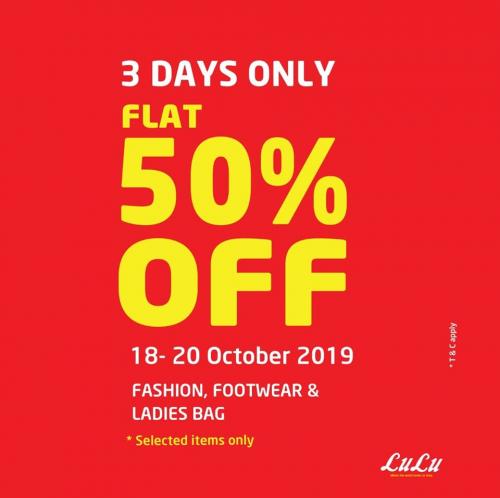 LuLu Hypermarket Deepavali Promotion 50% OFF (18 October 2019 - 20 October 2019)