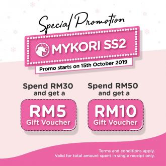 Mykori SS2 FREE Cashback Voucher Promotion (15 Oct 2019 onwards)