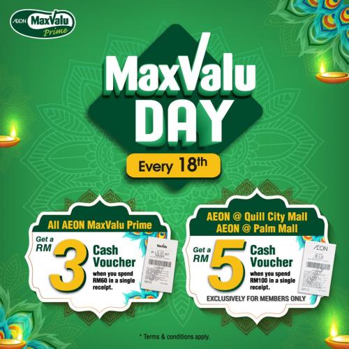 AEON MaxValu Day Promotion (18 October 2019)