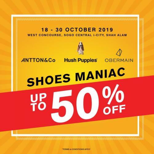 SOGO Central i-City Shoes Maniac Promotion (18 October 2019 - 20 October 2019)