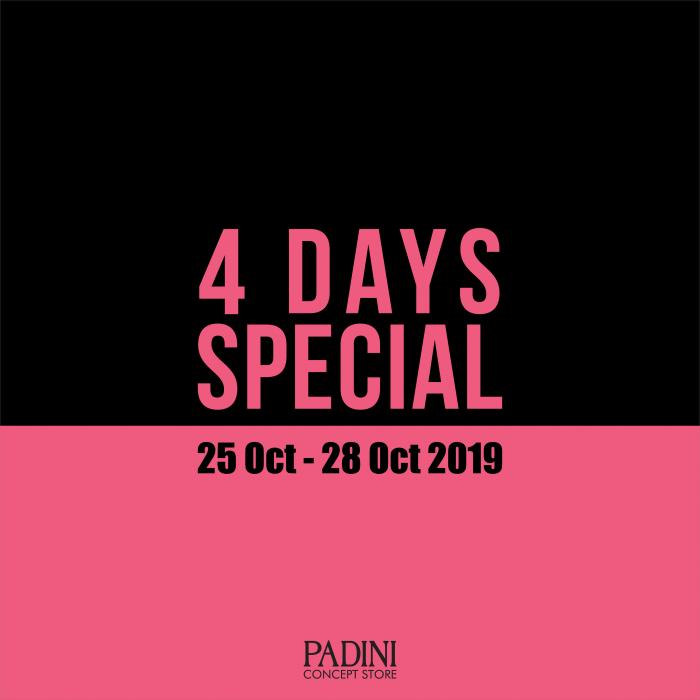 Padini Concept Store 4 Days Special Promotion As Low As RM9 (25 October 2019 - 28 October 2019)
