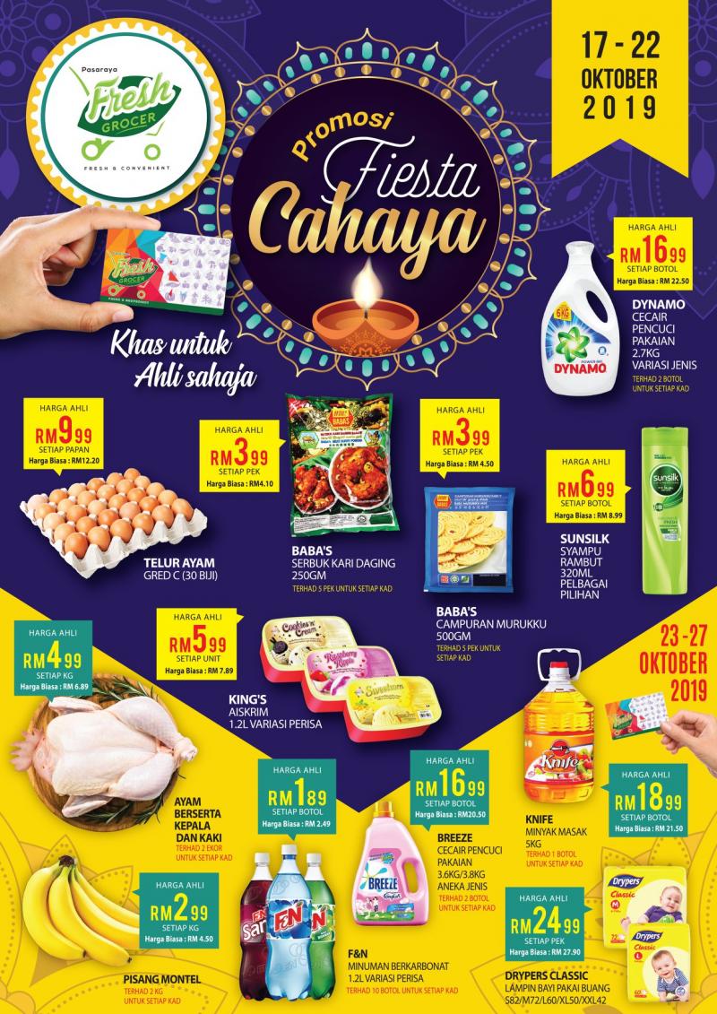 Fresh Grocer Deepavali Promotion (17 October 2019 - 27 October 2019)