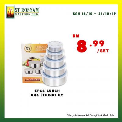 ST Rosyam Mart Deepavali Promotion (16 October 2019 - 31 October 2019)