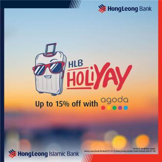 Agoda Holiday Promotion Up To 15% OFF with Hong Leong Bank Card (15 October 2019 - 31 December 2019)