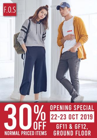F.O.S Opening Promotion at Kulim Central (22 October 2019 - 23 October 2019)