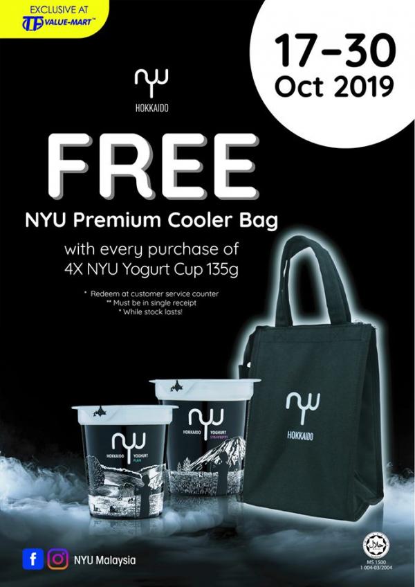 TF Value-Mart FREE NYU Premium Cooler Bag Promotion (17 October 2019 - 30 October 2019)