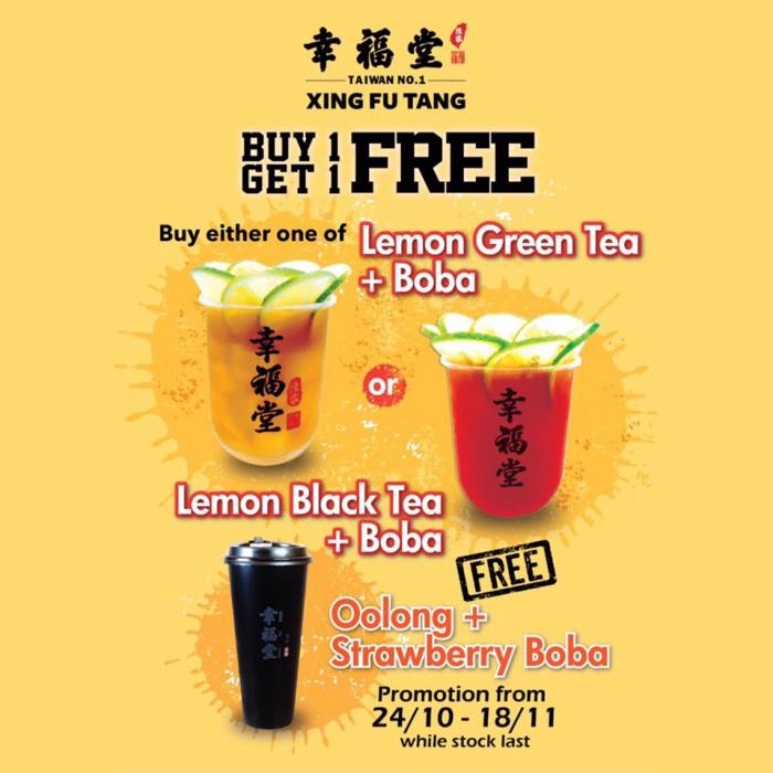 Xing Fu Tang KLIA Buy 1 FREE 1 Promotion (24 October 2019 - 18 November 2019)