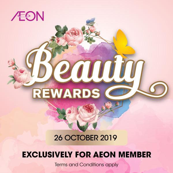 AEON Beauty Rewards Promotion Free Voucher (26 October 2019)