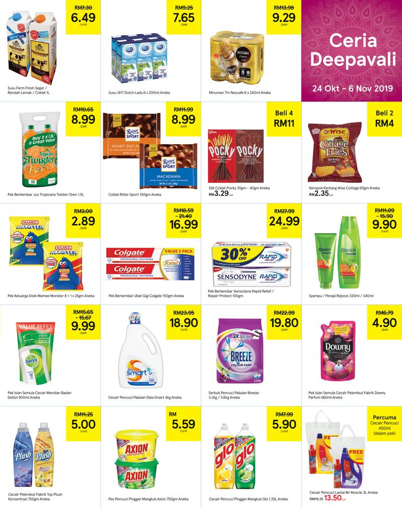Tesco Deepavali Promotion Catalogue (24 October 2019 - 6 November 2019)