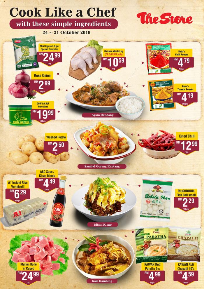 The Store and Pacific Hypermarket Cook Like a Chef Promotion (24 October 2019 - 31 October 2019)