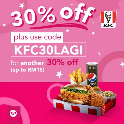 Food Panda KFC 30% OFF Promotion