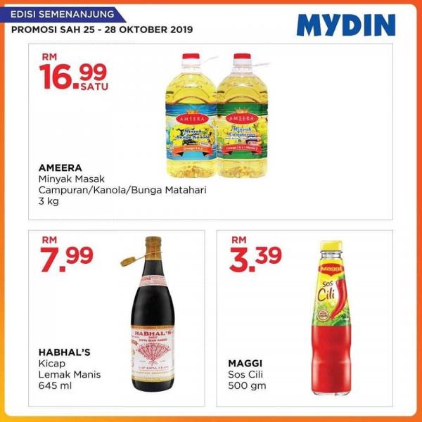 MYDIN Weekend Promotion (25 October 2019 - 28 October 2019)